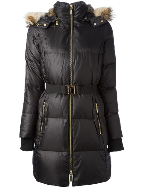 michael kors coats for large womens|michael kors padded coat women's.